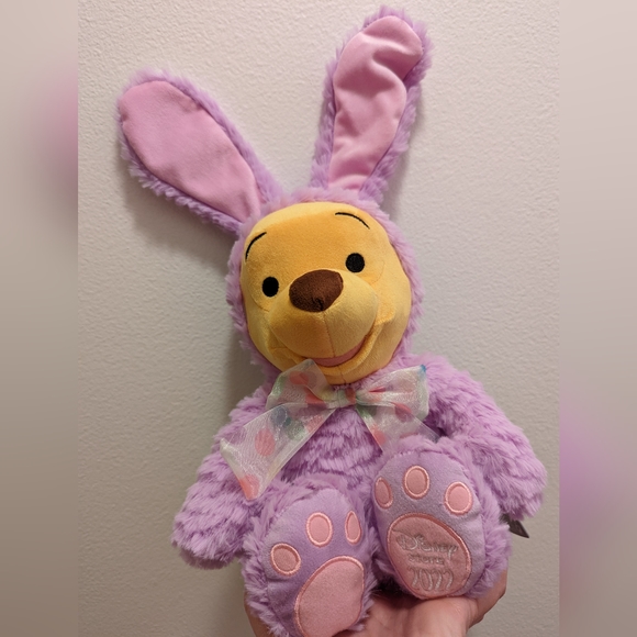 Disney Store Winnie the Pooh purple bunny plush 2022 NWT - Picture 1 of 6